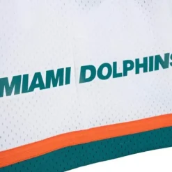 Men Mitchell & Ness Shorts-Team Id Mesh Shorts Miami Dolphins