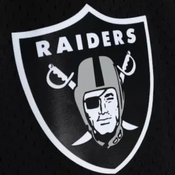Men Mitchell & Ness Shorts-Team Id Mesh Shorts Oakland Raiders