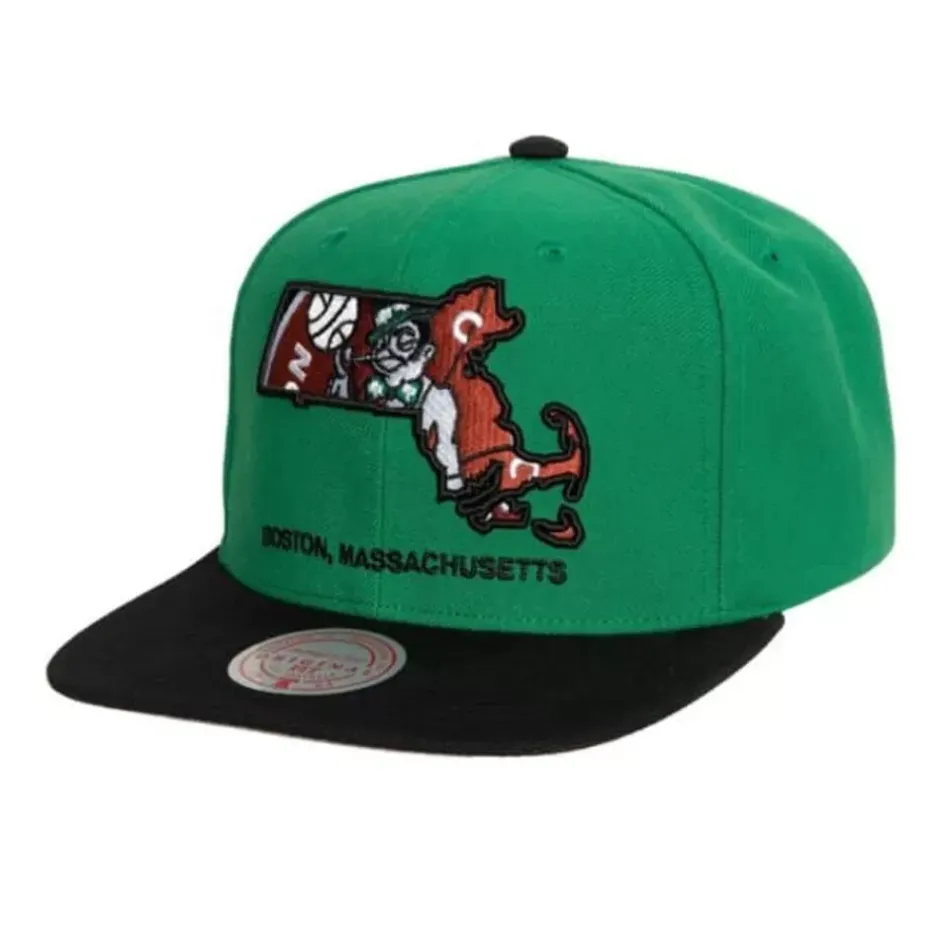 Mitchell & Ness Snapback-Team Insider Snapback Hwc Boston Celtics