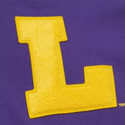 Men Mitchell & Ness Hoodies & Sweatshirts-Team Legacy French Terry Hoodie Louisiana State University