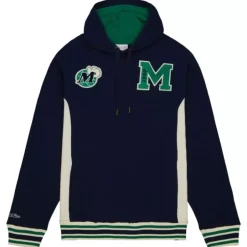 Men Mitchell & Ness Hoodies & Sweatshirts-Team Legacy French Terry Hoodie Dallas Mavericks