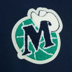 Men Mitchell & Ness Hoodies & Sweatshirts-Team Legacy French Terry Hoodie Dallas Mavericks