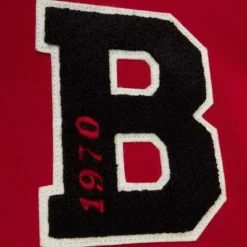 Men Mitchell & Ness Hoodies & Sweatshirts-Team Legacy French Terry Hoodie Portland Trail Blazers