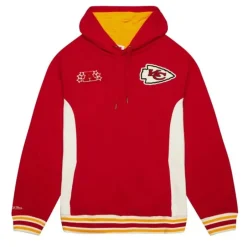 Men Mitchell & Ness Hoodies & Sweatshirts-Team Legacy French Terry Hoodie Kansas City Chiefs