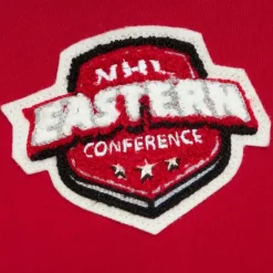 Men Mitchell & Ness Hoodies & Sweatshirts-Team Legacy French Terry Hoodie Detroit Red Wings