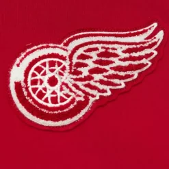 Men Mitchell & Ness Hoodies & Sweatshirts-Team Legacy French Terry Hoodie Detroit Red Wings