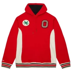 Men Mitchell & Ness Hoodies & Sweatshirts-Team Legacy French Terry Hoodie Ohio State