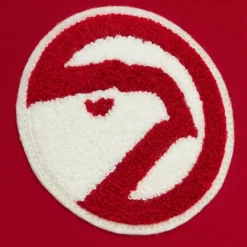 Men Mitchell & Ness Hoodies & Sweatshirts-Team Legacy French Terry Hoodie Atlanta Hawks