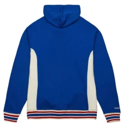 Men Mitchell & Ness Hoodies & Sweatshirts-Team Legacy French Terry Hoodie Texas Rangers