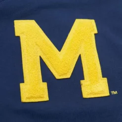 Men Mitchell & Ness Hoodies & Sweatshirts-Team Legacy French Terry Hoodie University Of Michigan