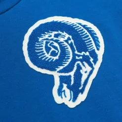 Men Mitchell & Ness Hoodies & Sweatshirts-Team Legacy French Terry Hoodie Los Angeles Rams