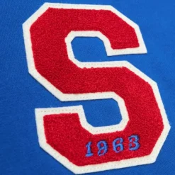 Men Mitchell & Ness Hoodies & Sweatshirts-Team Legacy French Terry Hoodie Philadelphia 76Ers