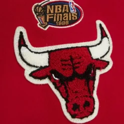 Men Mitchell & Ness Hoodies & Sweatshirts-Team Legacy French Terry Hoodie Chicago Bulls