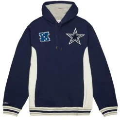 Men Mitchell & Ness Hoodies & Sweatshirts-Team Legacy French Terry Hoodie Dallas Cowboys