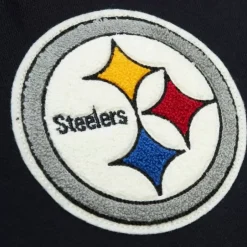 Men Mitchell & Ness Hoodies & Sweatshirts-Team Legacy French Terry Hoodie Pittsburgh Steelers