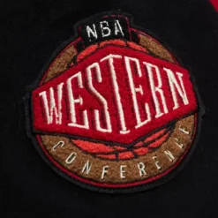 Men Mitchell & Ness Jackets & Outerwear-Team Legacy Varsity Jacket Portland Trail Blazers