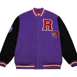 Men Mitchell & Ness Jackets & Outerwear-Team Legacy Varsity Jacket Toronto Raptors
