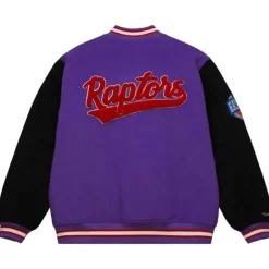 Men Mitchell & Ness Jackets & Outerwear-Team Legacy Varsity Jacket Toronto Raptors