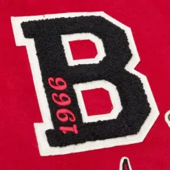 Men Mitchell & Ness Jackets & Outerwear-Team Legacy Varsity Jacket Chicago Bulls