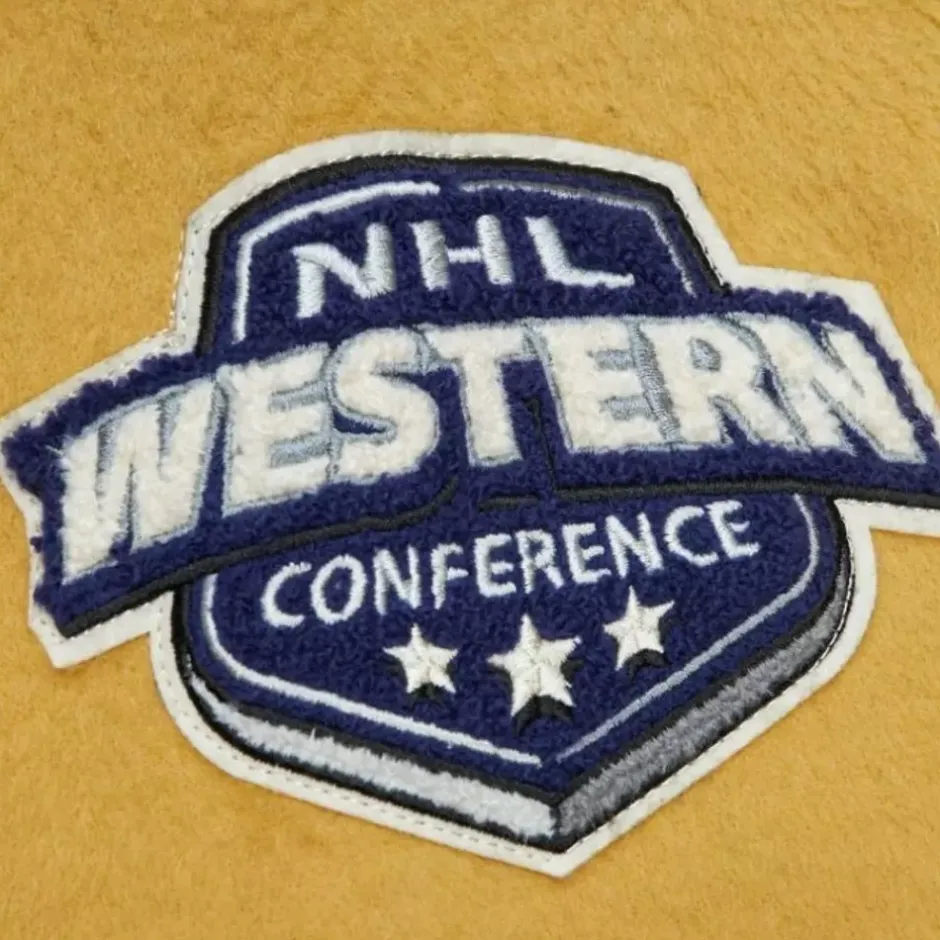 Men Mitchell & Ness Jackets & Outerwear-Team Legacy Varsity Jacket Anaheim Ducks