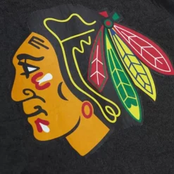 Men Mitchell & Ness Jackets & Outerwear-Team Og 2.0 Anorak Windbreaker Chicago Blackhawks