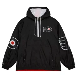 Men Mitchell & Ness Jackets & Outerwear-Team Og 2.0 Anorak Windbreaker Philadelphia Flyers