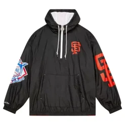 Men Mitchell & Ness Jackets & Outerwear-Team Og 2.0 Anorak Windbreaker San Francisco Giants