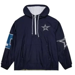 Men Mitchell & Ness Jackets & Outerwear-Team Og 2.0 Anorak Windbreaker Dallas Cowboys