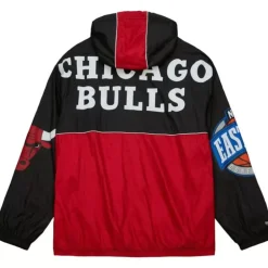 Men Mitchell & Ness Jackets & Outerwear-Team Og 2.0 Anorak Windbreaker Chicago Bulls