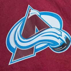 Men Mitchell & Ness Jackets & Outerwear-Team Og 2.0 Anorak Windbreaker Colorado Avalanche