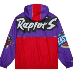 Men Mitchell & Ness Jackets & Outerwear-Team Og 2.0 Anorak Windbreaker Toronto Raptors