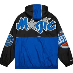 Men Mitchell & Ness Jackets & Outerwear-Team Og 2.0 Anorak Windbreaker Orlando Magic