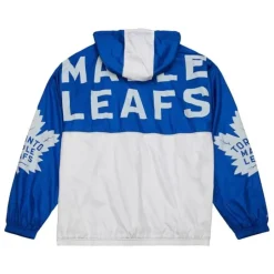 Men Mitchell & Ness Jackets & Outerwear-Team Og 2.0 Anorak Windbreaker Toronto Maple Leafs