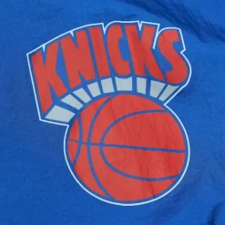 Men Mitchell & Ness Jackets & Outerwear-Team Og 2.0 Anorak Windbreaker New York Knicks