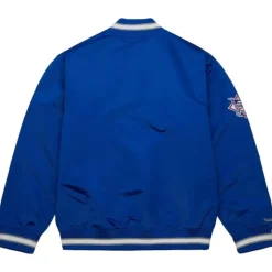 Men Mitchell & Ness Jackets & Outerwear-Team Og 2.0 Lightweight Satin Jacket Los Angeles Dodgers