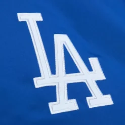 Men Mitchell & Ness Jackets & Outerwear-Team Og 2.0 Lightweight Satin Jacket Los Angeles Dodgers