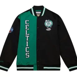Men Mitchell & Ness Jackets & Outerwear-Team Og 2.0 Lightweight Satin Jacket Boston Celtics