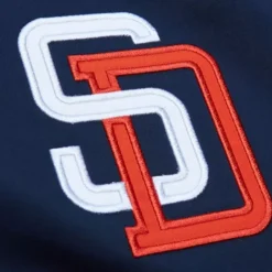 Men Mitchell & Ness Jackets & Outerwear-Team Og 2.0 Lightweight Satin Jacket San Diego Padres