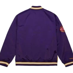 Men Mitchell & Ness Jackets & Outerwear-Team Og 2.0 Lightweight Satin Jacket Los Angeles Lakers