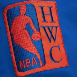 Men Mitchell & Ness Jackets & Outerwear-Team Og 2.0 Lightweight Satin Jacket New York Knicks