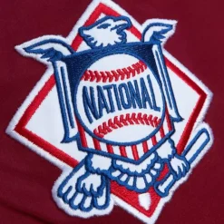 Men Mitchell & Ness Jackets & Outerwear-Team Og 2.0 Lightweight Satin Jacket Philadelphia Phillies