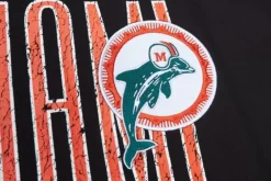 Men Mitchell & Ness T-Shirts & Tops-Team Og 2.0 Ss Tee Miami Dolphins