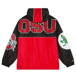 Men Mitchell & Ness Jackets & Outerwear-Team Og Anorak Windbreaker Ohio State