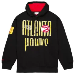 Men Mitchell & Ness Hoodies & Sweatshirts-Team Og Fleece 2.0 Atlanta Hawks