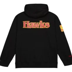 Men Mitchell & Ness Hoodies & Sweatshirts-Team Og Fleece 2.0 Atlanta Hawks