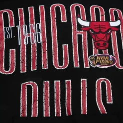 Men Mitchell & Ness Hoodies & Sweatshirts-Team Og Fleece 2.0 Chicago Bulls