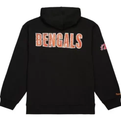 Men Mitchell & Ness Hoodies & Sweatshirts-Team Og Fleece 2.0 Cincinnati Bengals
