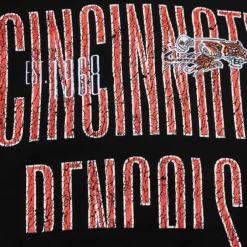 Men Mitchell & Ness Hoodies & Sweatshirts-Team Og Fleece 2.0 Cincinnati Bengals