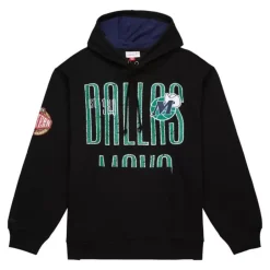 Men Mitchell & Ness Hoodies & Sweatshirts-Team Og Fleece 2.0 Dallas Mavericks
