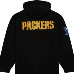 Men Mitchell & Ness Hoodies & Sweatshirts-Team Og Fleece 2.0 Green Bay Packers